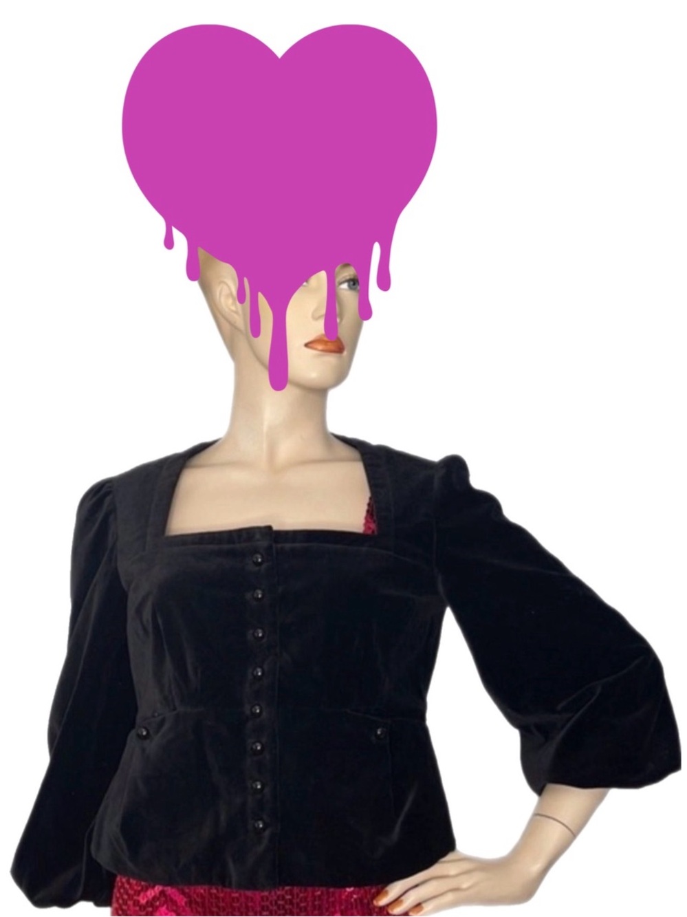 Vintage Black Velvet Edwardian Dress Jacket